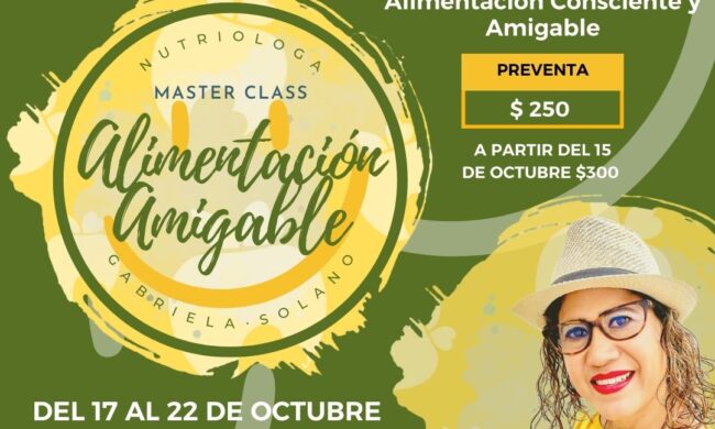 Master Class Alimentación Amigable